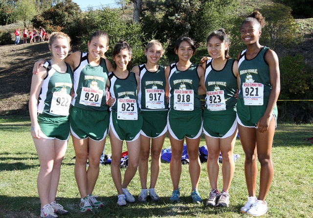 NCS XC D4  Girls-008.JPG - 2009 North Coast Section Cross Country Championships, Hayward High School, Hayward, California